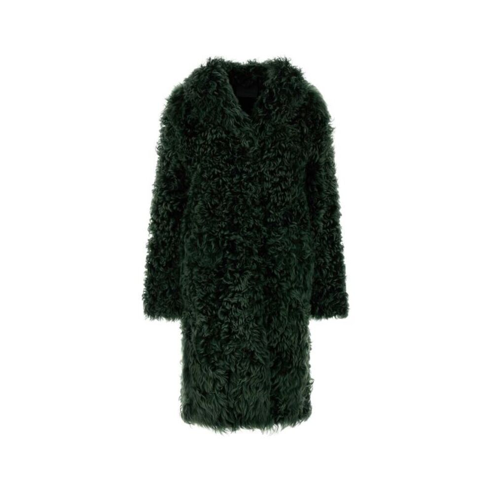 Prada Women Green Fur